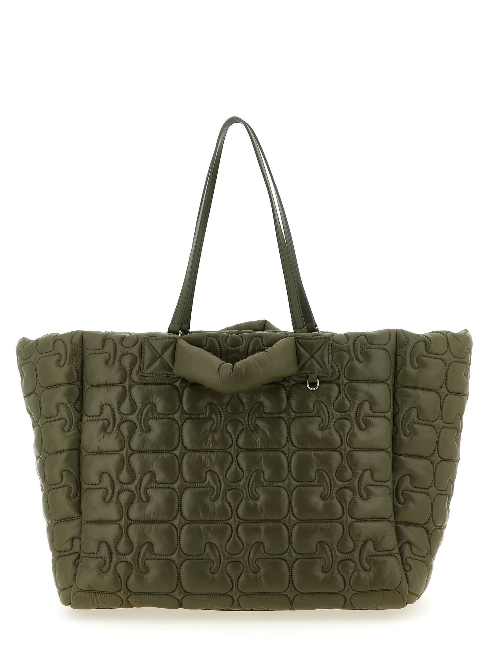 GANNI 'Quilted Re-Tech XXL Tote' Shopping Bag