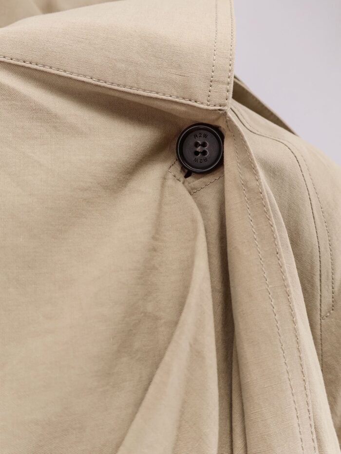 R2W Lumira Linen And Cotton Trench