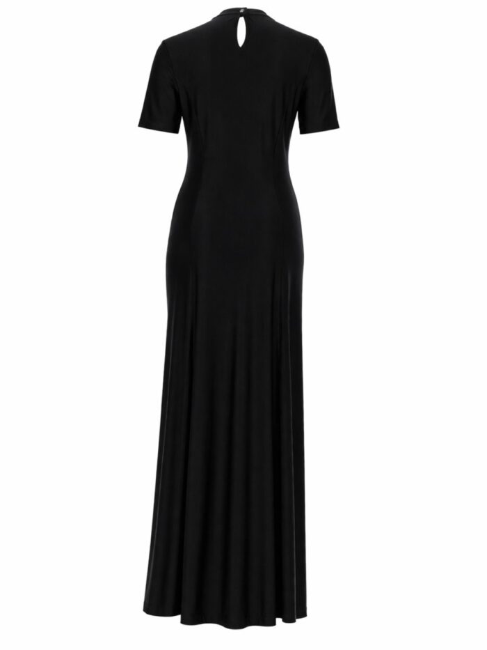 RABANNE ABITO MIDI ASIMMETRICO