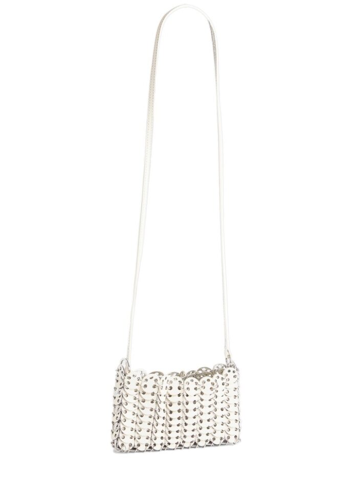 RABANNE BAG "ICONIC SILVER NANO 1969"