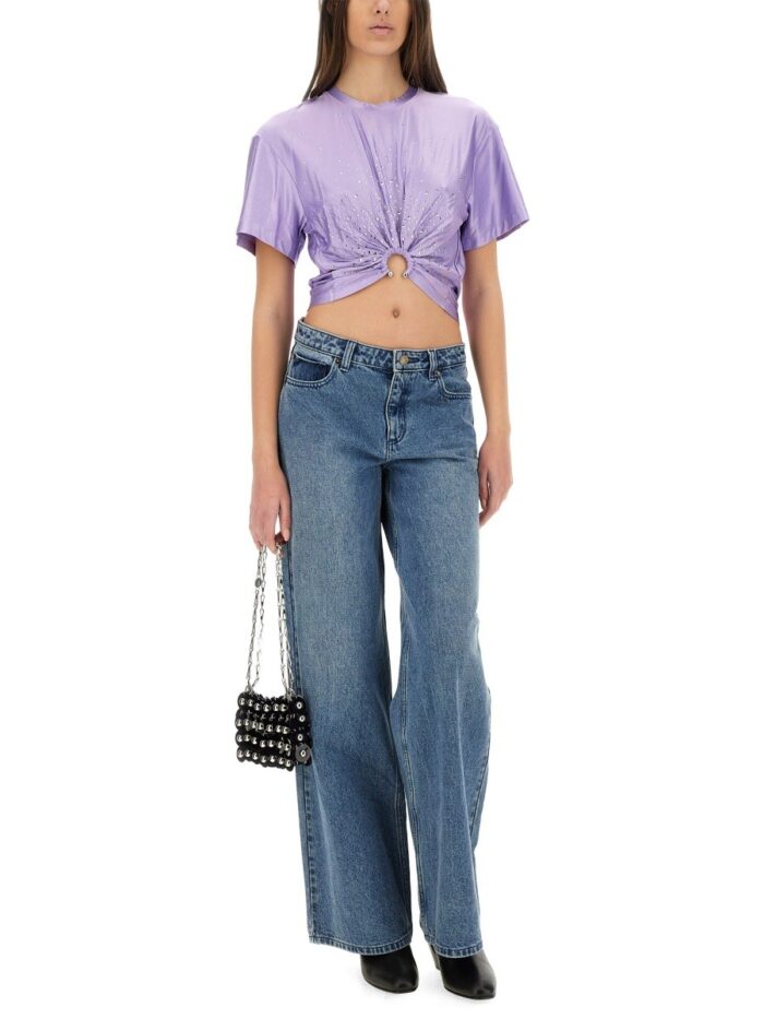 RABANNE CROPPED T-SHIRT
