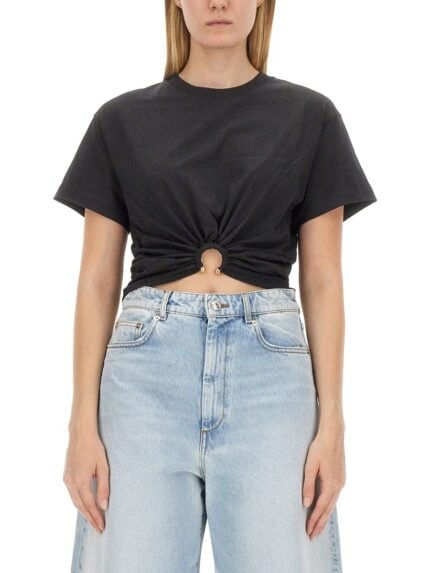 RABANNE CROPPED T-SHIRT