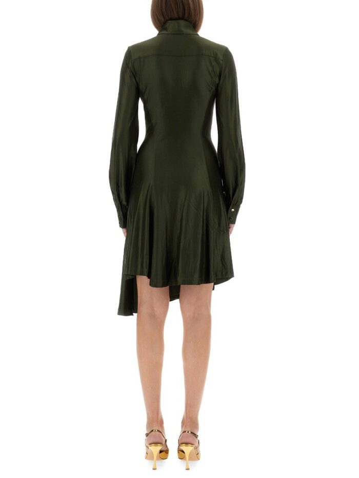 RABANNE DRAPED JERSEY MINI DRESS