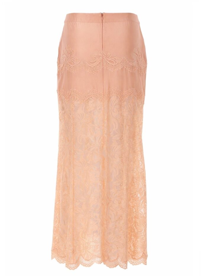 RABANNE GONNA MIDI IN PIZZO