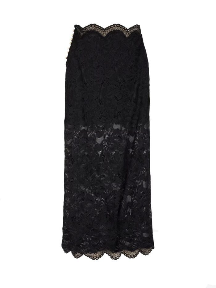 RABANNE LACE MIDI SKIRT