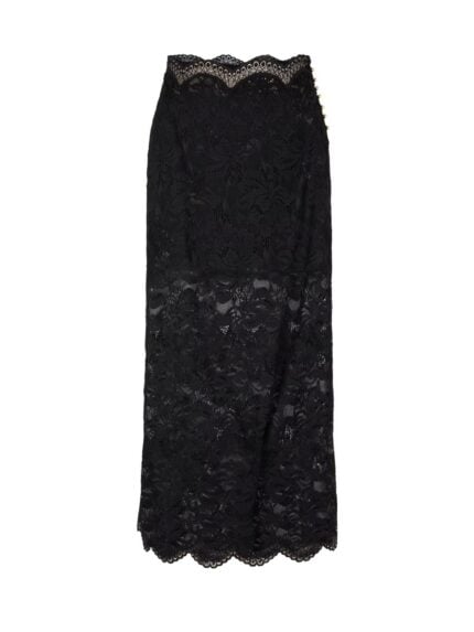 RABANNE LACE MIDI SKIRT