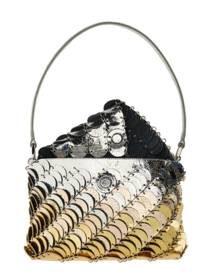 RABANNE LEATHER BAG.