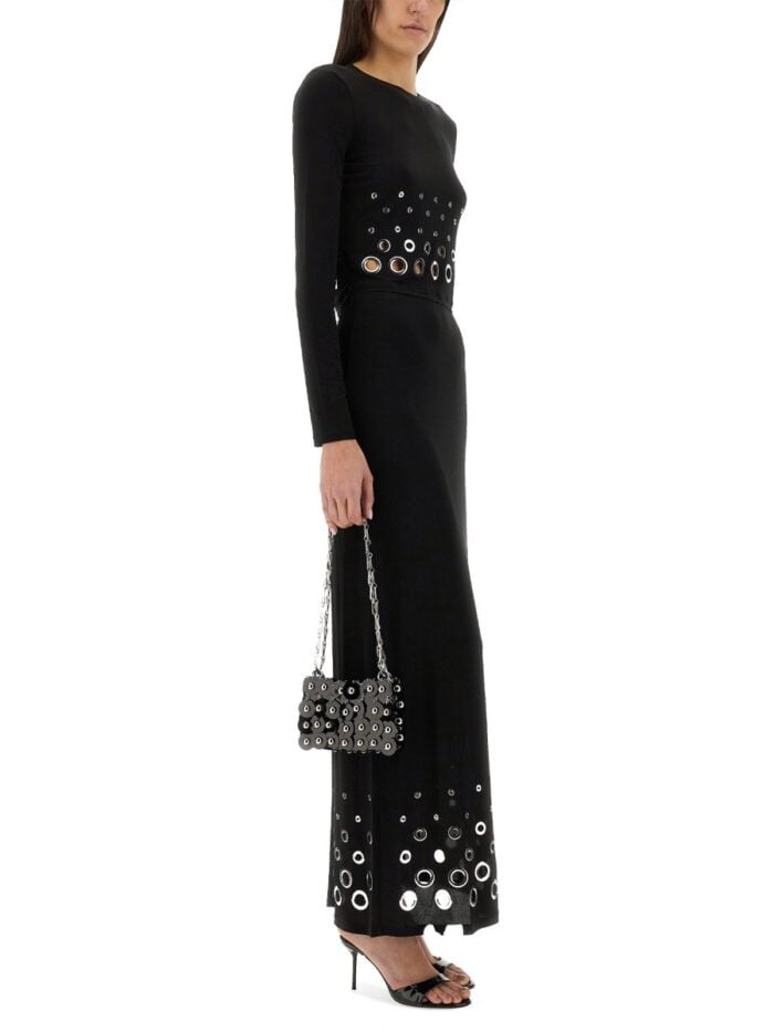 RABANNE LONG JERSEY SKIRT