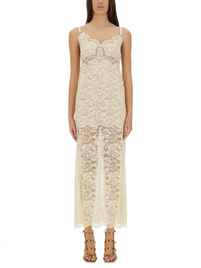 RABANNE LONG LACE DRESS