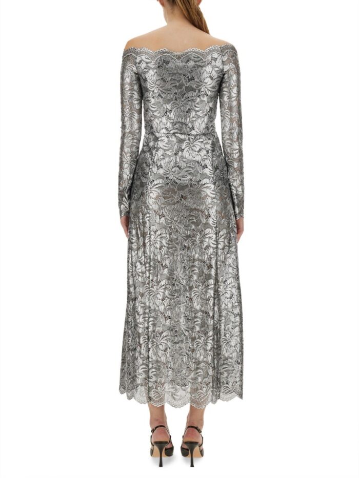 RABANNE LONG LACE DRESS