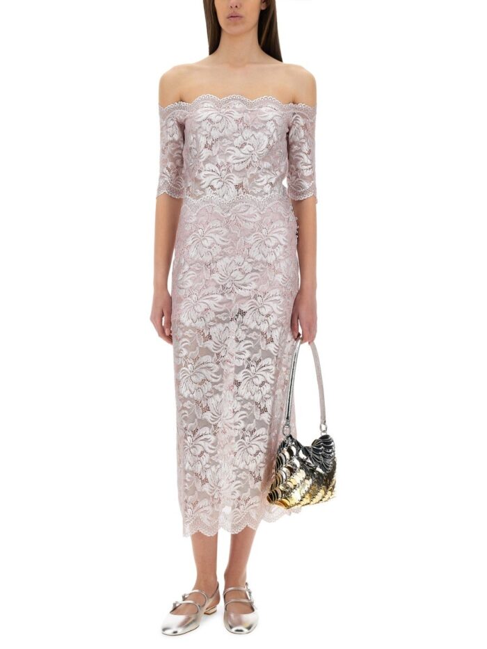 RABANNE LONG LACE SKIRT