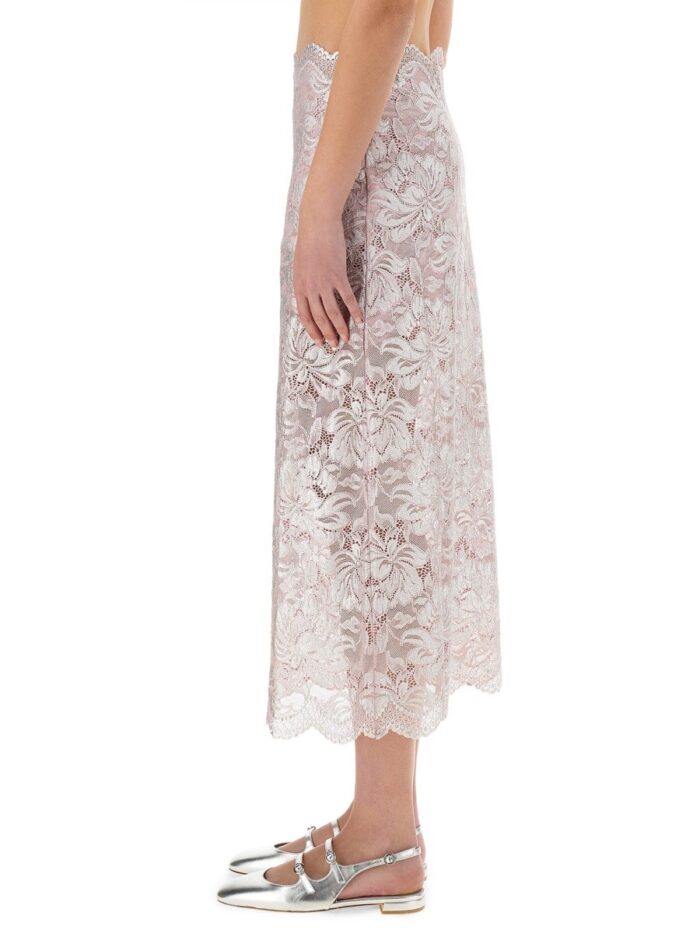 RABANNE LONG LACE SKIRT