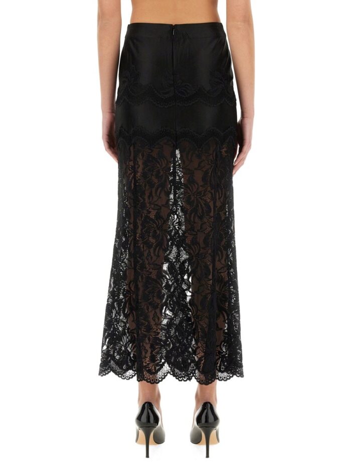 RABANNE LONG LACE SKIRT