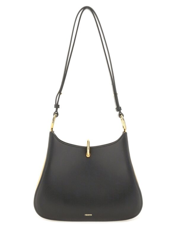RABANNE MEDIUM LEATHER RING BAG