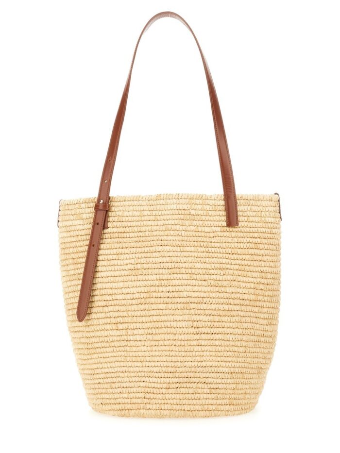 RABANNE "NATURAL RAFFIA" TOTE BAG