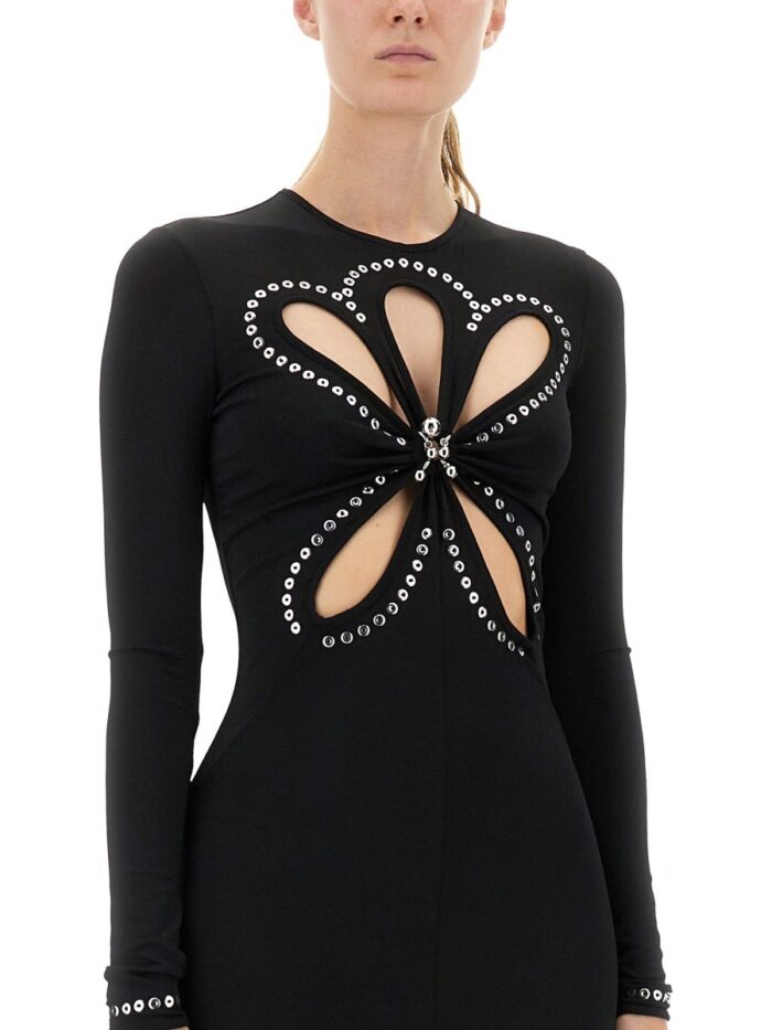 RABANNE SECOND SKIN EFFECT LONG DRESS