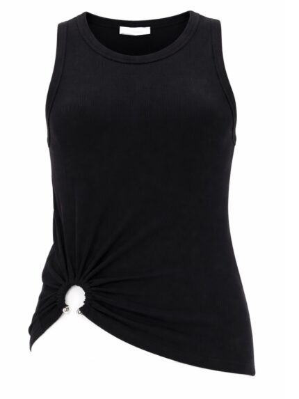 RABANNE TOP CON PIERCING