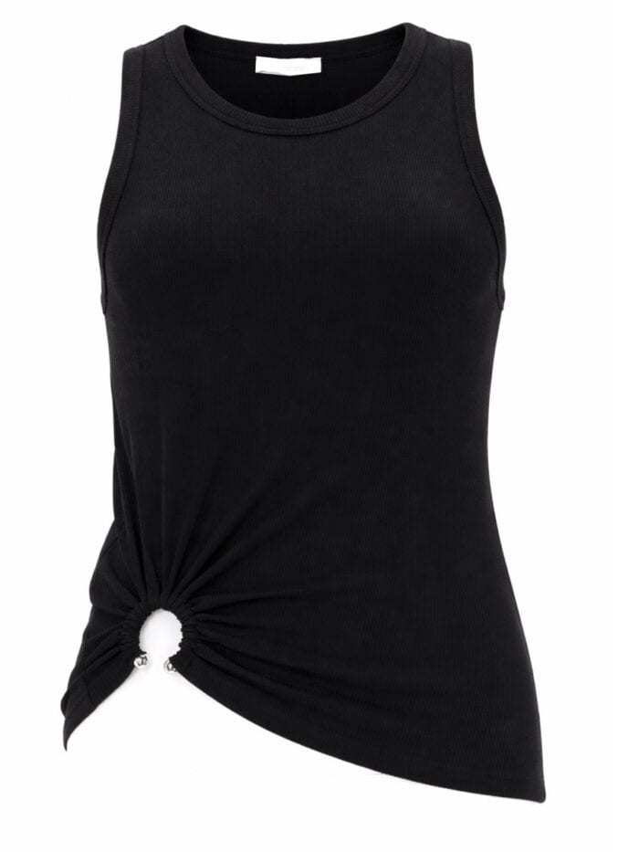 RABANNE TOP CON PIERCING