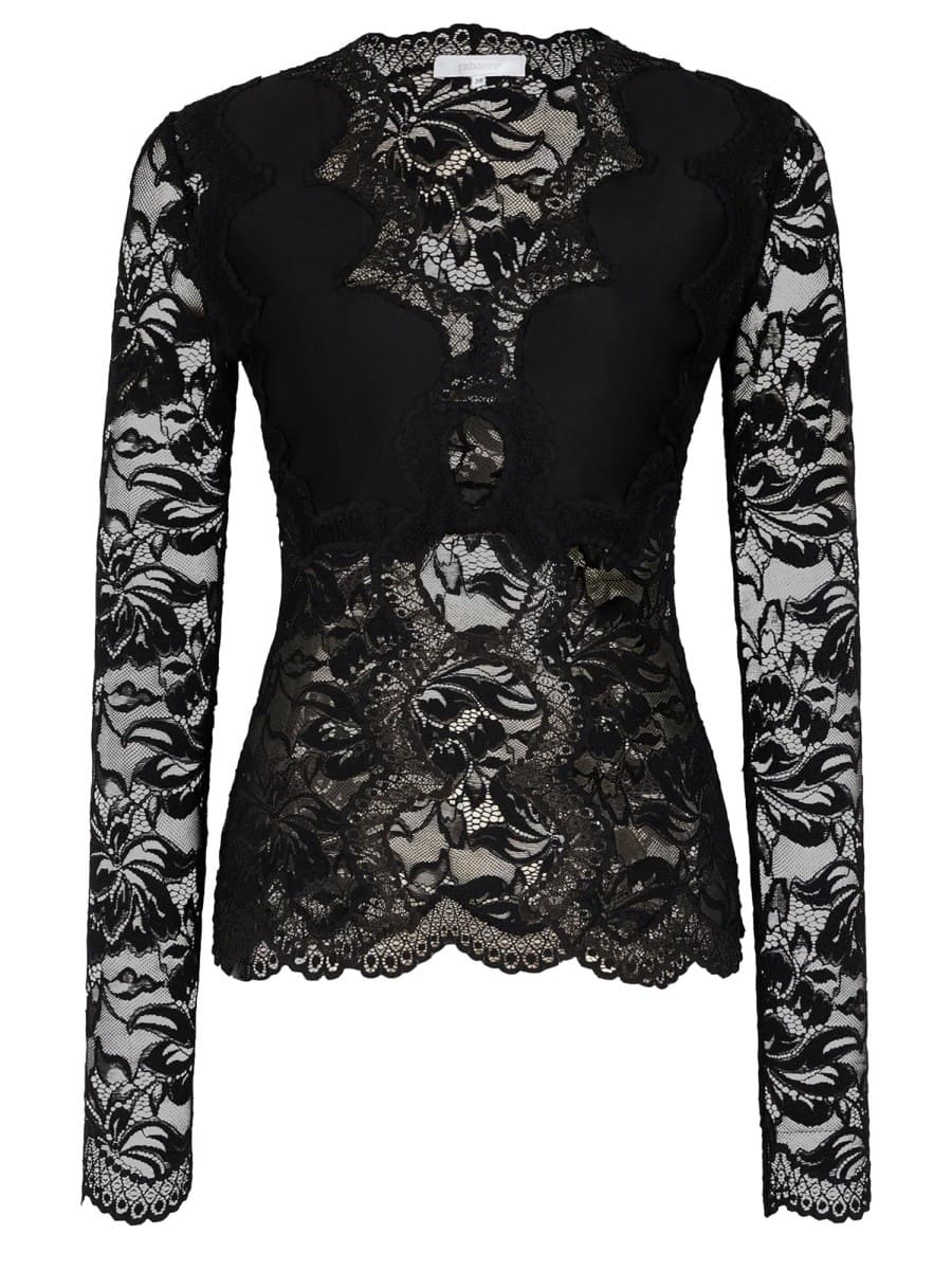 RABANNE TOP IN PIZZO