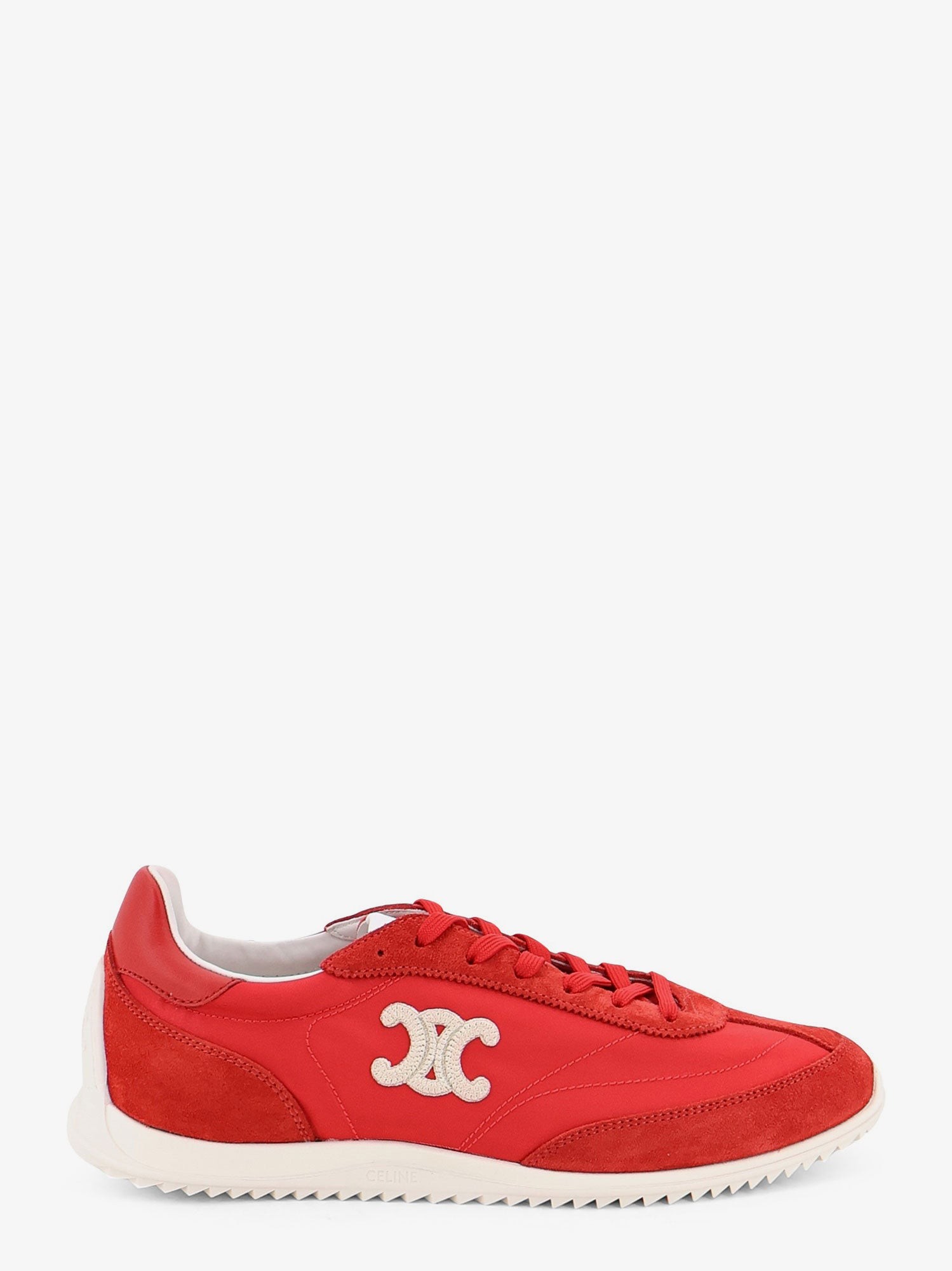 Celine Race Sneakers In Nylon And Suede