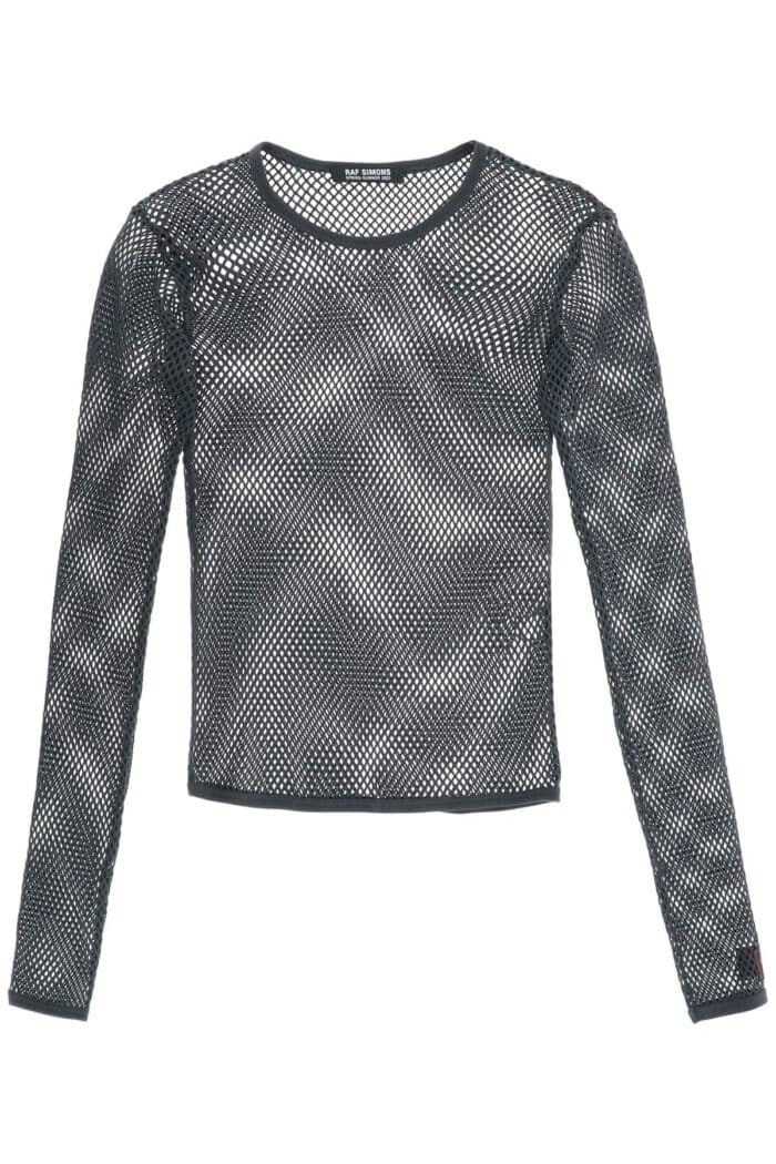 Raf Simons Long Sleeve Fishnet Knit T-shirt