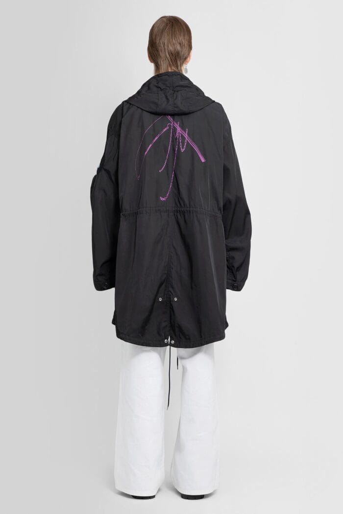 RAF SIMONS Oversized Printed Parka