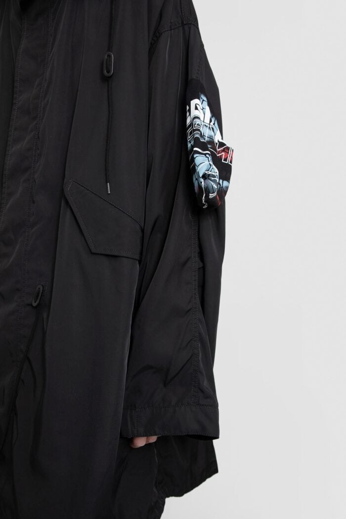 RAF SIMONS Oversized Printed Parka