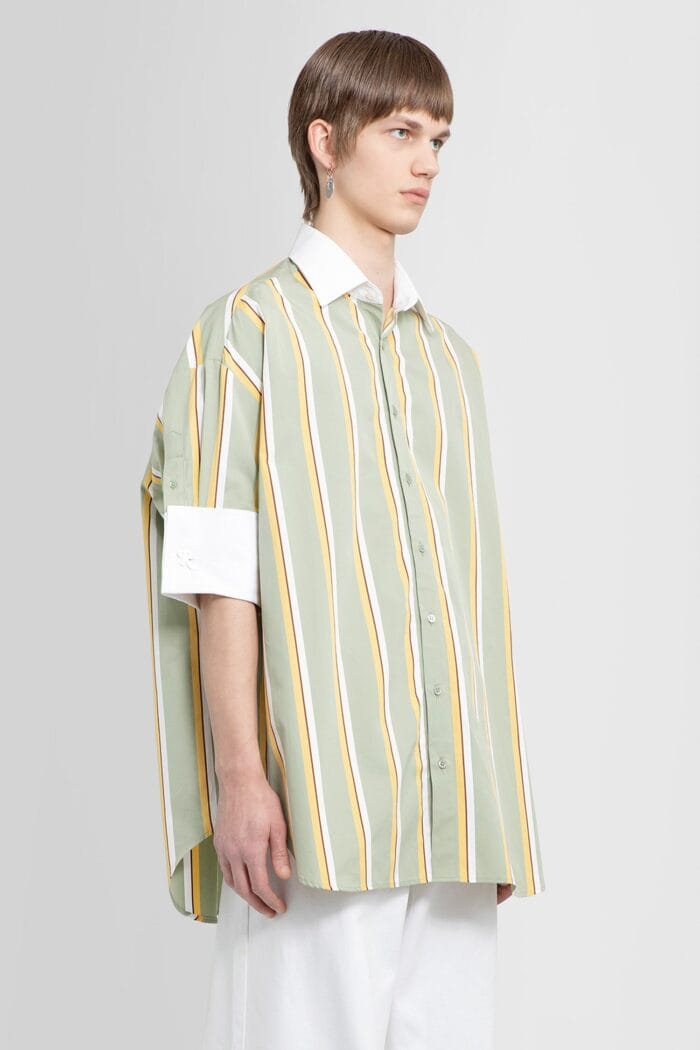 RAF SIMONS Short Sleeve Business Shirt With Rs Embroidery