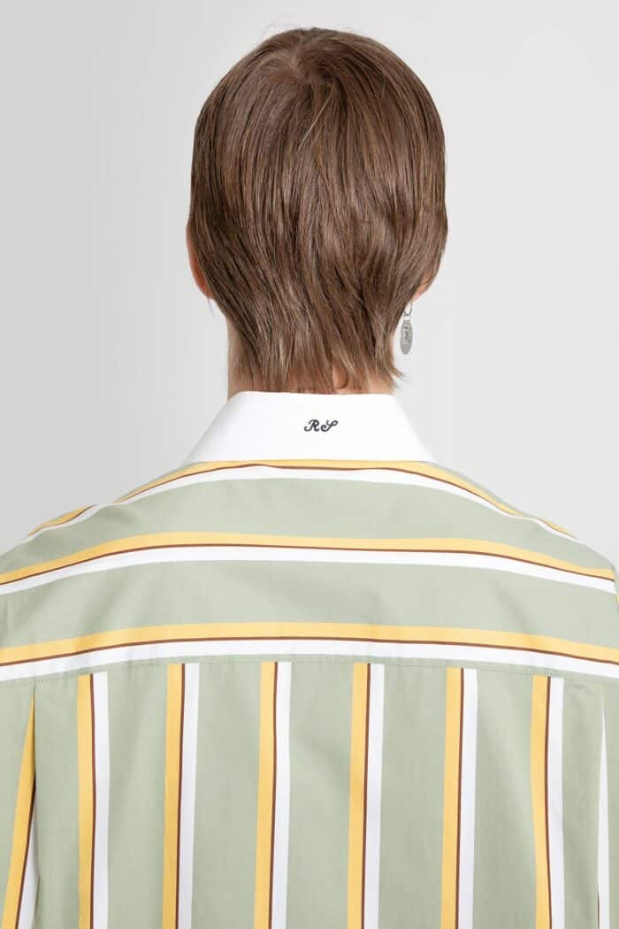 RAF SIMONS Short Sleeve Business Shirt With Rs Embroidery