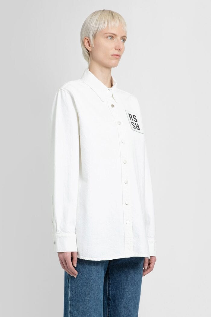 RAF SIMONS Slim Fit Denim Shirt