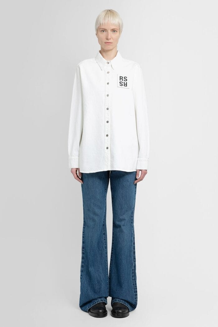 RAF SIMONS Slim Fit Denim Shirt