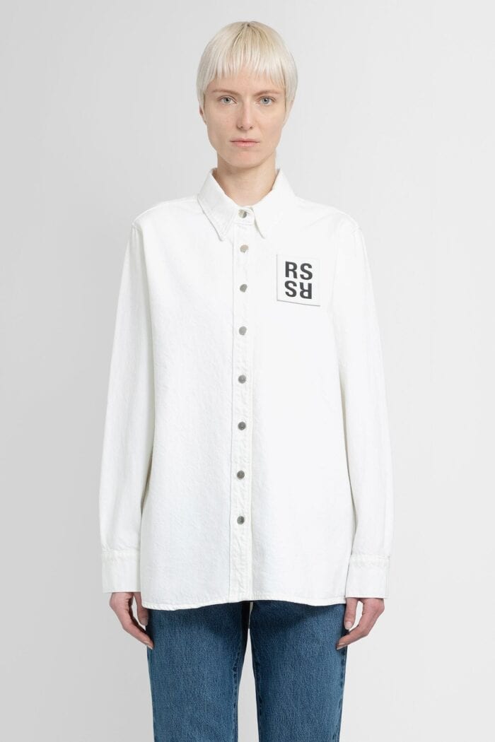 RAF SIMONS Slim Fit Denim Shirt