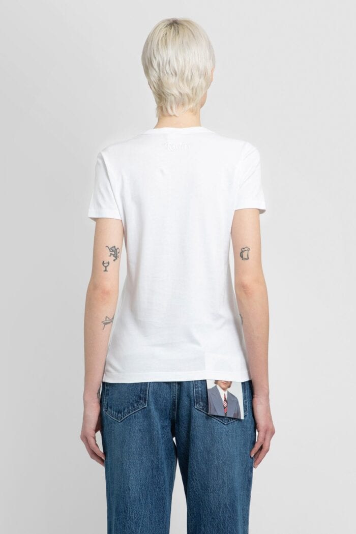 RAF SIMONS Smiley Collaboration Hand Drawn Logo Tight Fit T-shirt