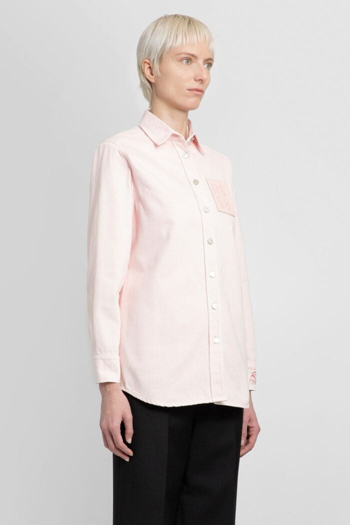 RAF SIMONS Straight Fit Denim Shirt