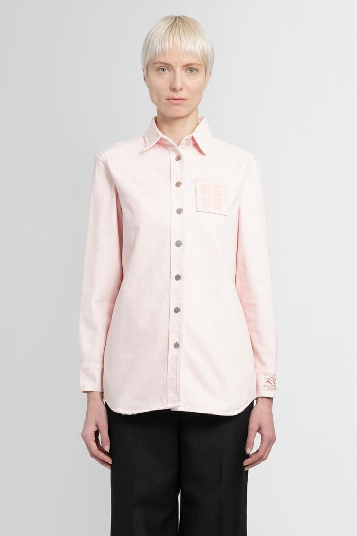 RAF SIMONS Straight Fit Denim Shirt