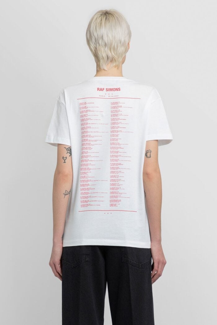 RAF SIMONS Tour T-shirt