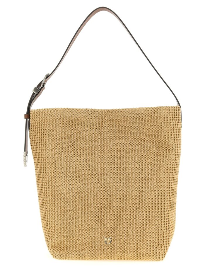pinko raffia bucket Pinko Raffia Bucket