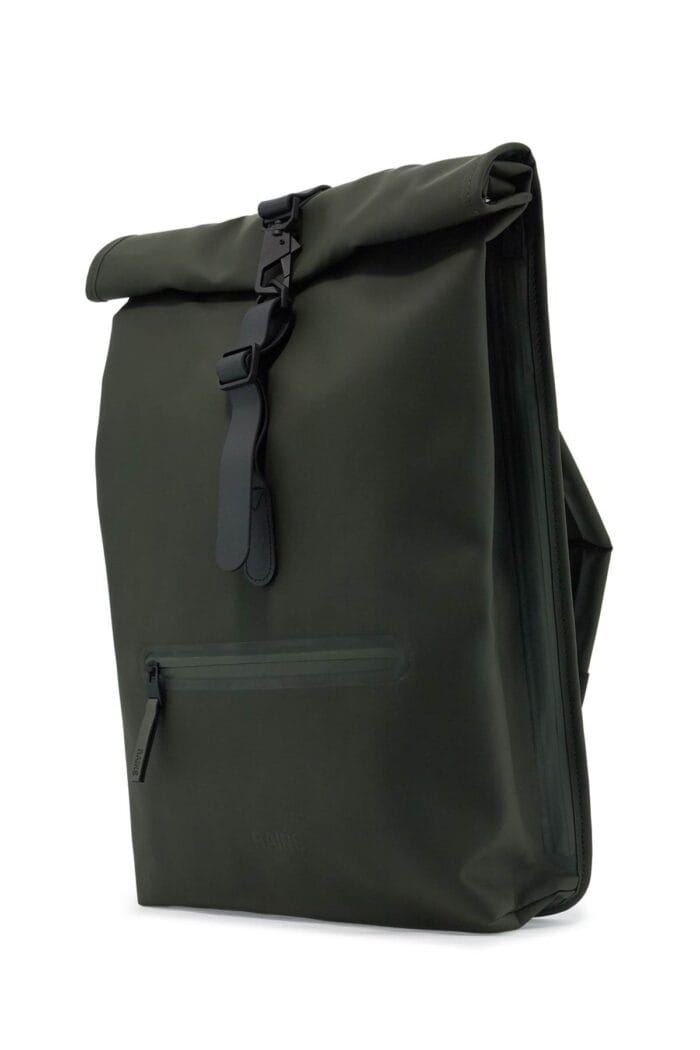 RAINS Water-repellent Rolltop Rucksack