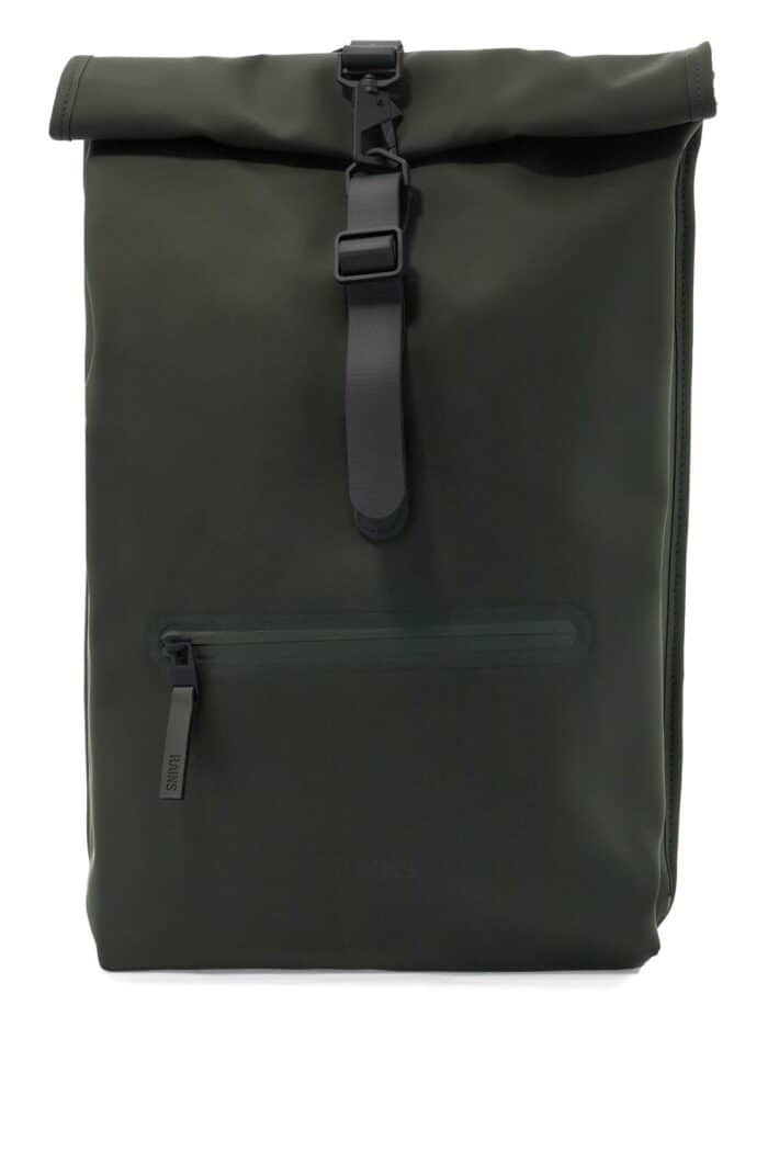 RAINS Water-repellent Rolltop Rucksack