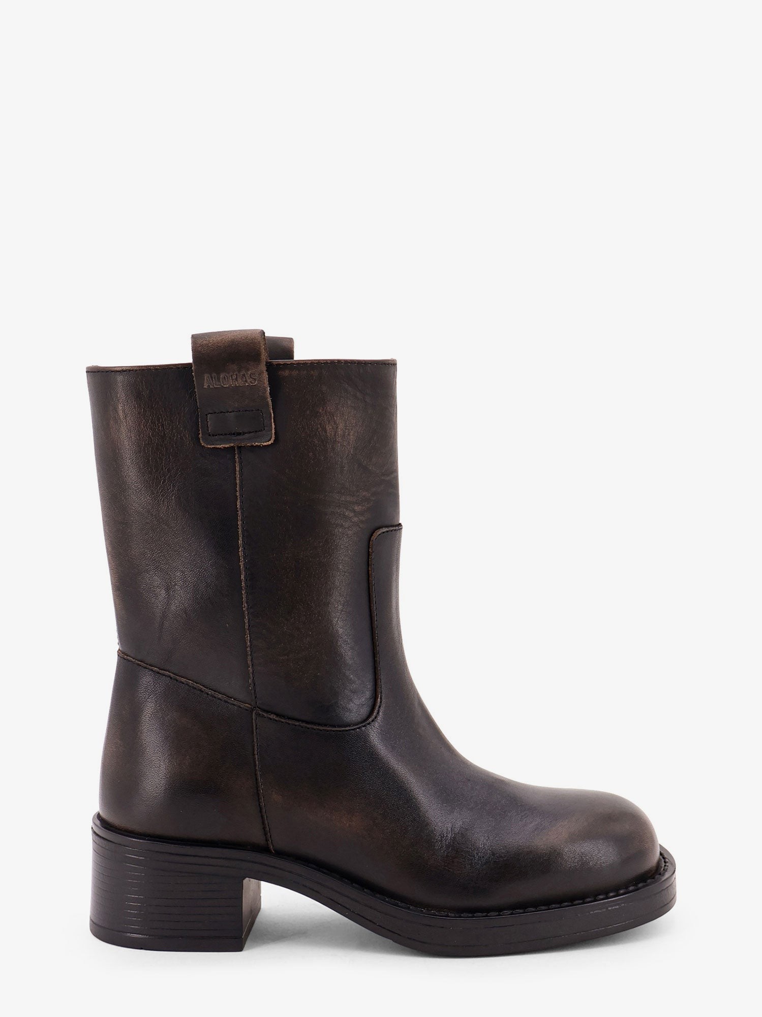 ALOHAS Rajan Leather Ankle Boots