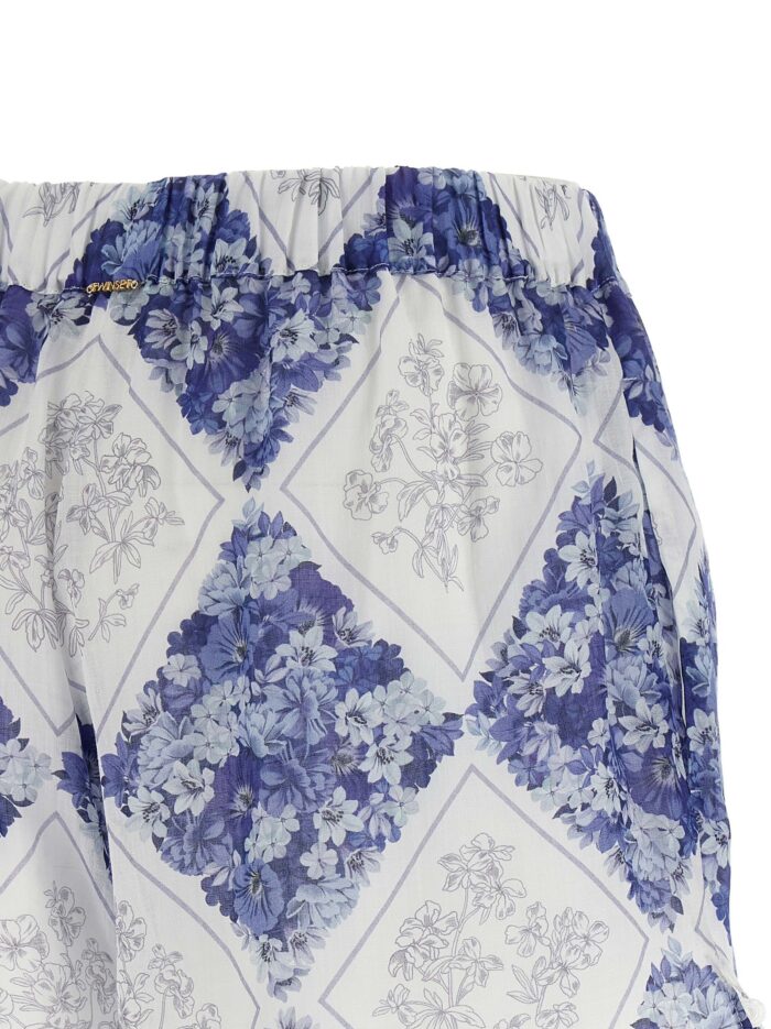TWIN SET Ramie Shorts