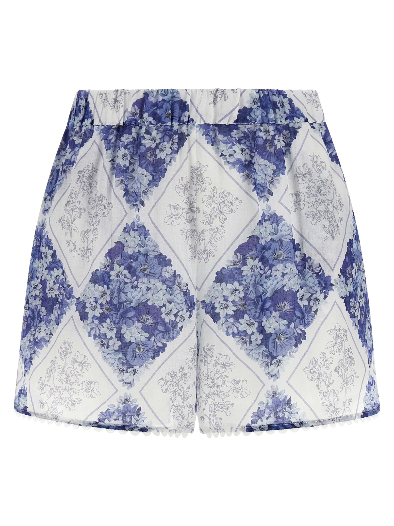 TWIN SET Ramie Shorts