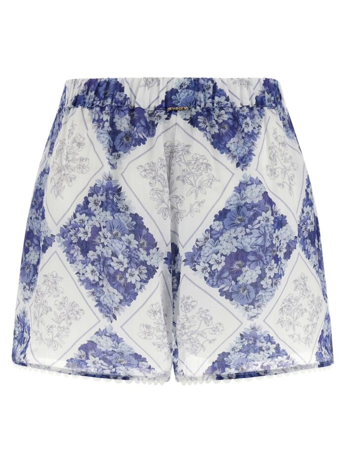 TWIN SET Ramie Shorts