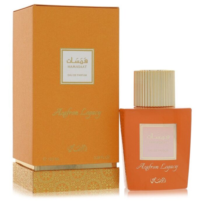 Rasasi Hamasaat Azafron Legacy By Rasasi - Eau De Parfum Spray 3.38 Oz - Image 1