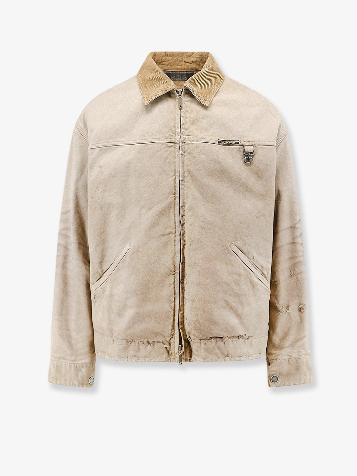 Golden Goose Deluxe Brand Raul Reversible Panama Vintage Cotton Jacket