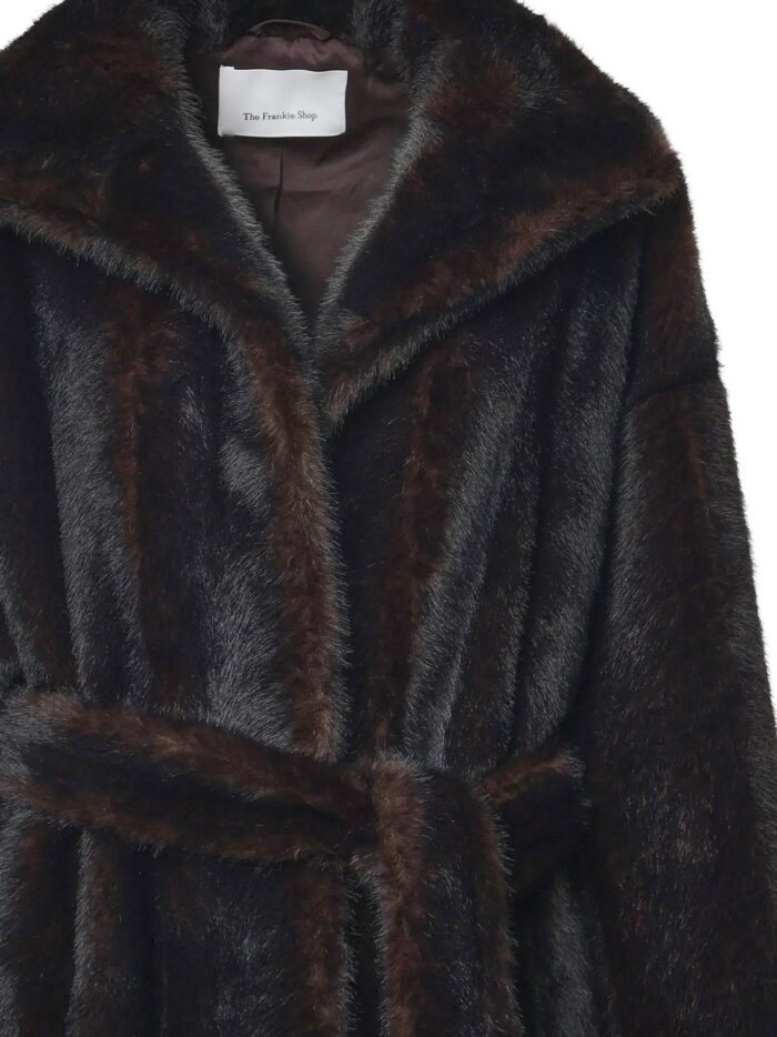 THE FRANKIE SHOP Ravello Faux Fur Coat