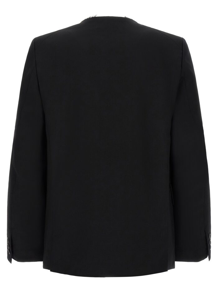 COMME DES GARCONS BLACK Raw Cut Hem Blazer