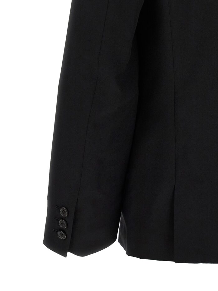 COMME DES GARCONS BLACK Raw Cut Hem Blazer