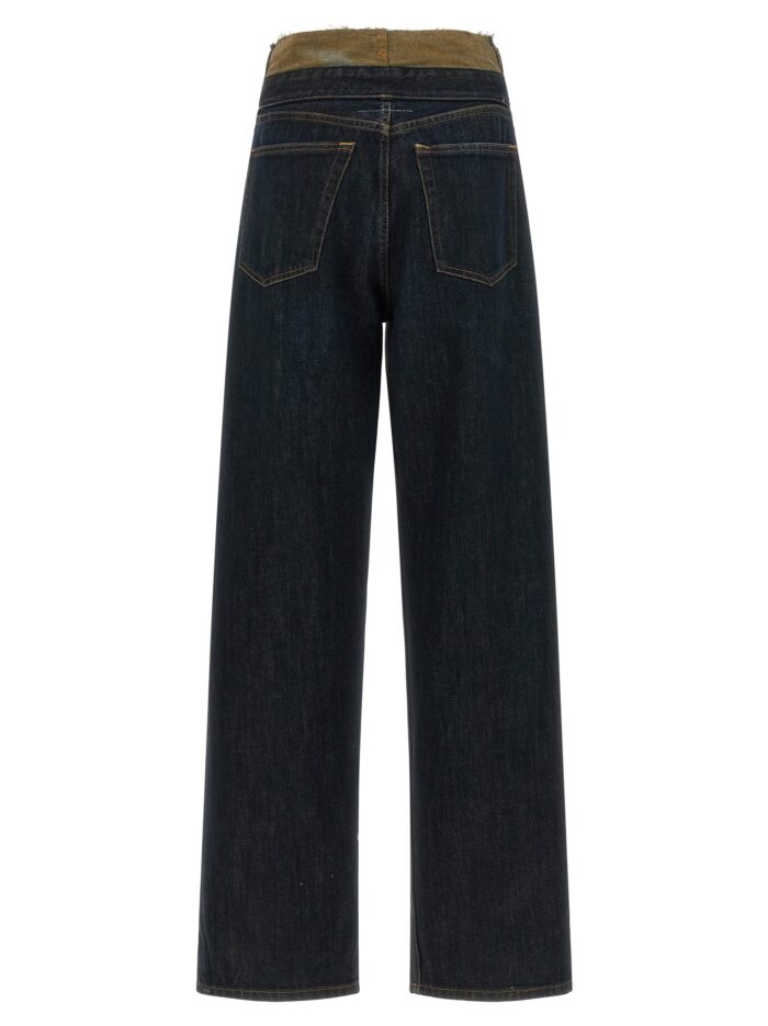 MM6 MAISON MARGIELA Raw Cut Waist Jeans