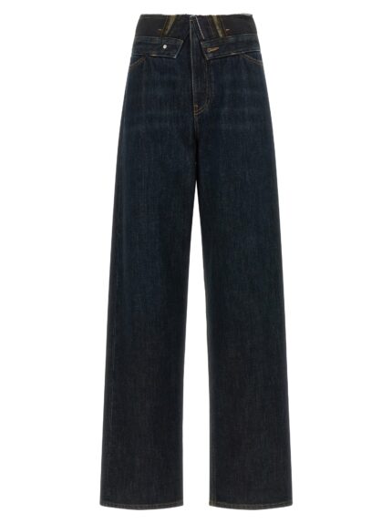 MM6 MAISON MARGIELA Raw Cut Waist Jeans